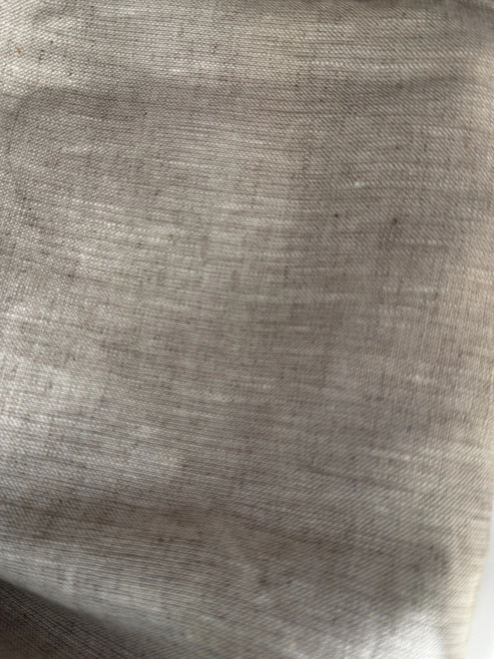 Quince European Linen Room Darkening Curtain Panel Set in Flax 48” x 96”